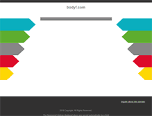 Tablet Screenshot of bodyf.com